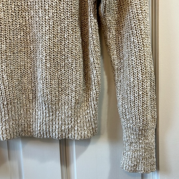 Free People Oatmeal Chunky Knit Sweater - Size Small - Picture 2 of 9